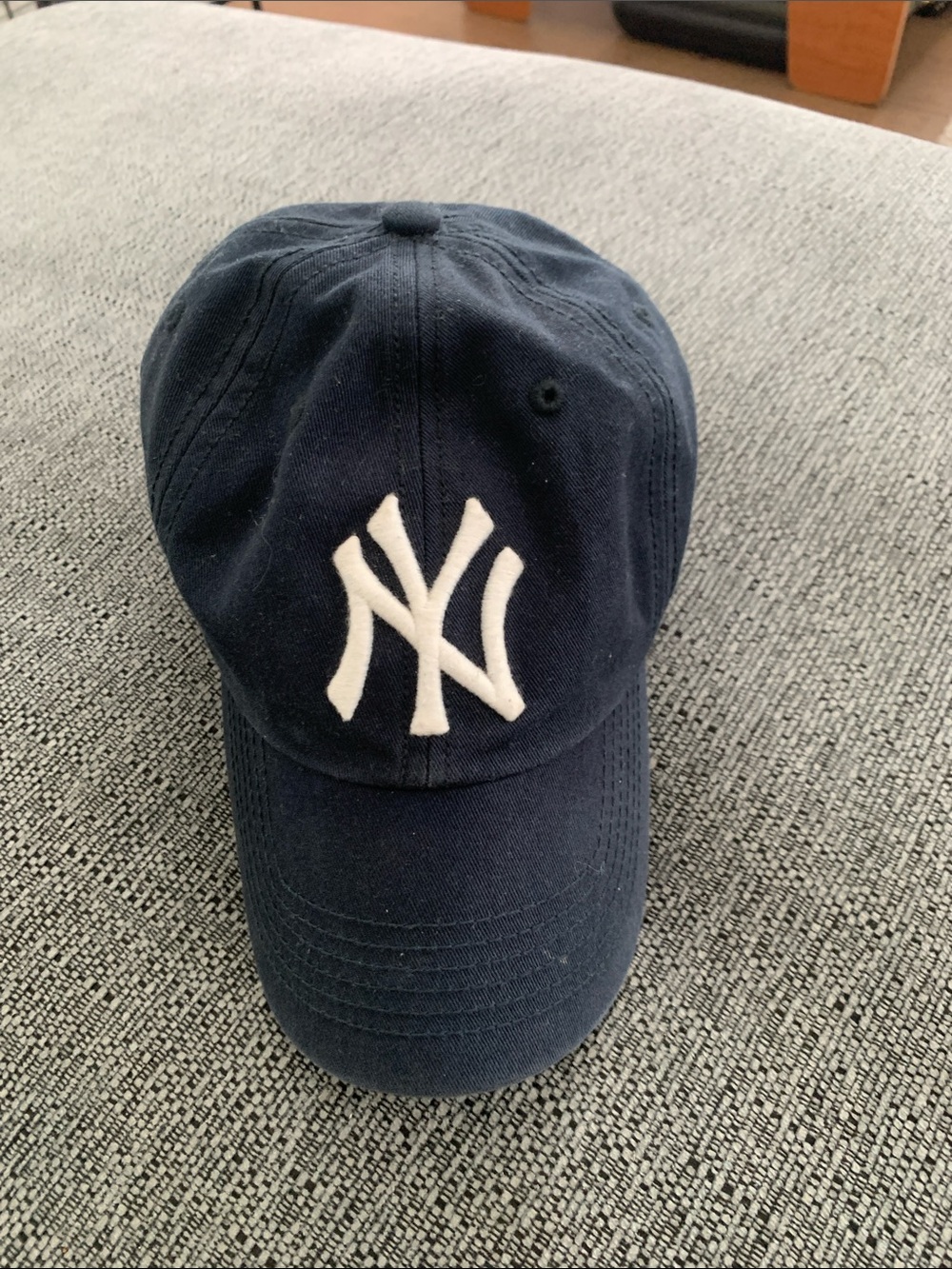 47 Brand Navy Kids Cap with White NY Logo